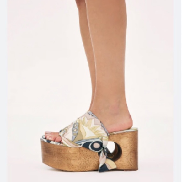 Cult Gaia Anna Platform Sandals size 35.5 sold out in box - Picture 1 of 5